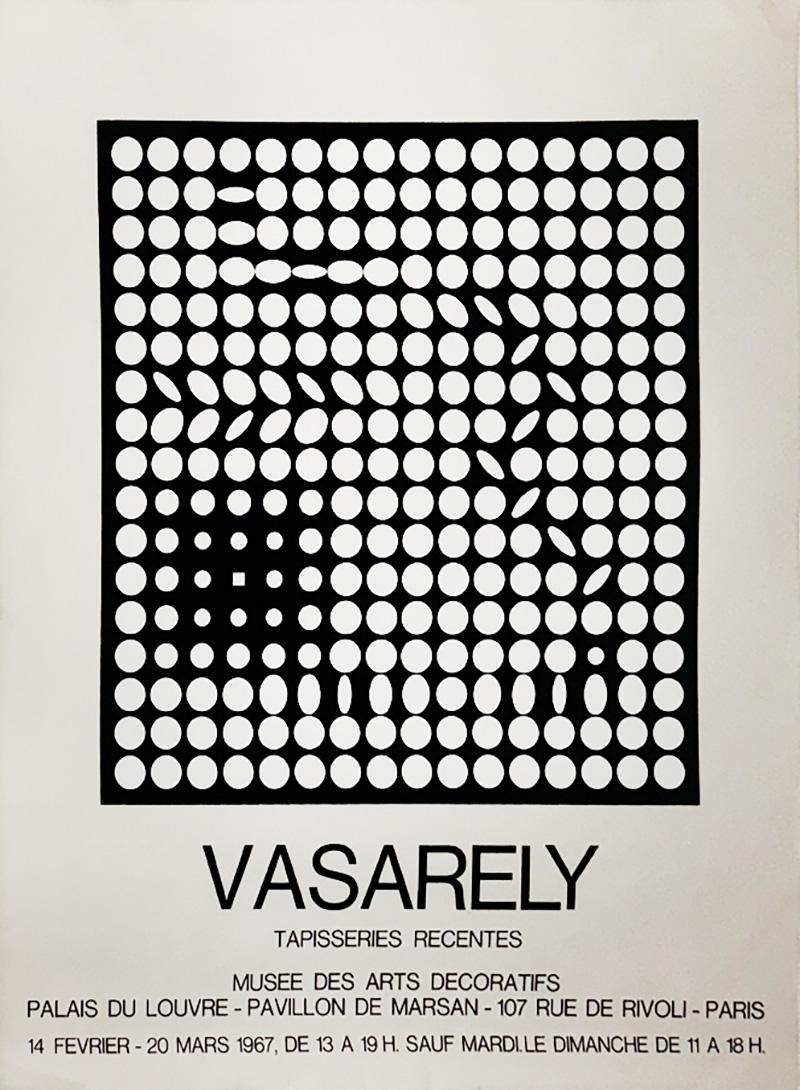 Victor Vasarely Victor Vasarely Tapisseries R centes 1967 Exhibition Print 