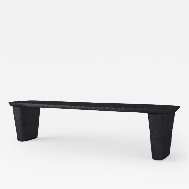 Victoria Yakusha Sculpted Contemporary Long Coffee Table by Victoria Yakusha