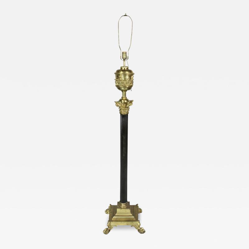 Victorian Brass Floor Lamp