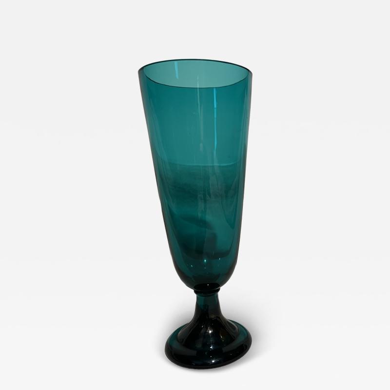 Victorian Bristol green vase