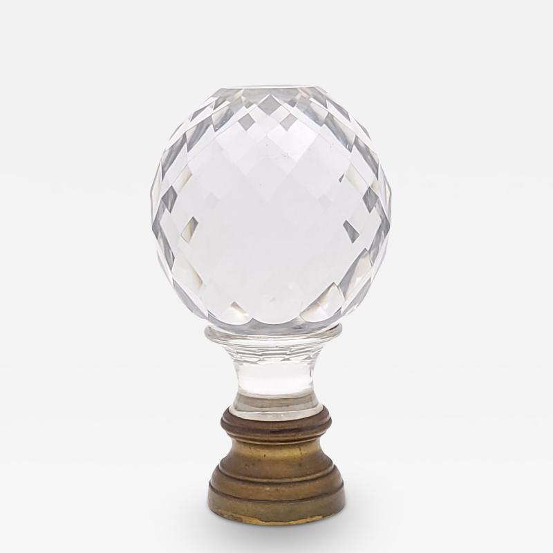 Victorian Crystal Newel Post Finial