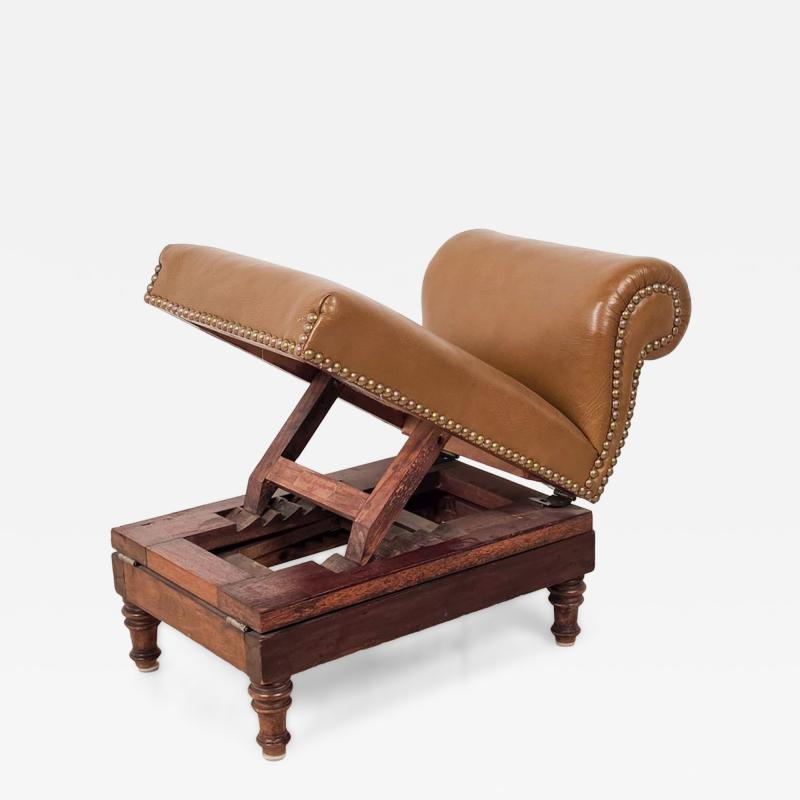 Victorian Edwardian Adjustable Gout Stool