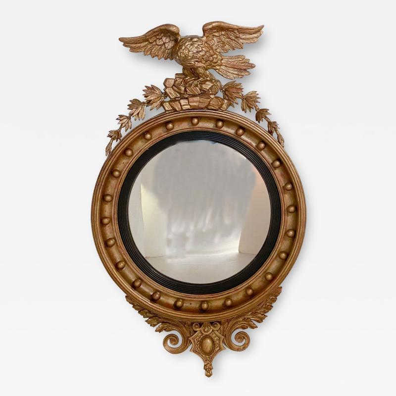 Victorian English Convex Mirror 19th century