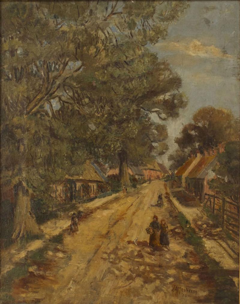 Victorian Impressionist Street Scene
