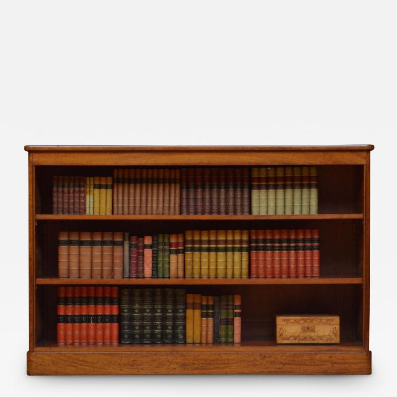 Victorian Low Open Bookcase