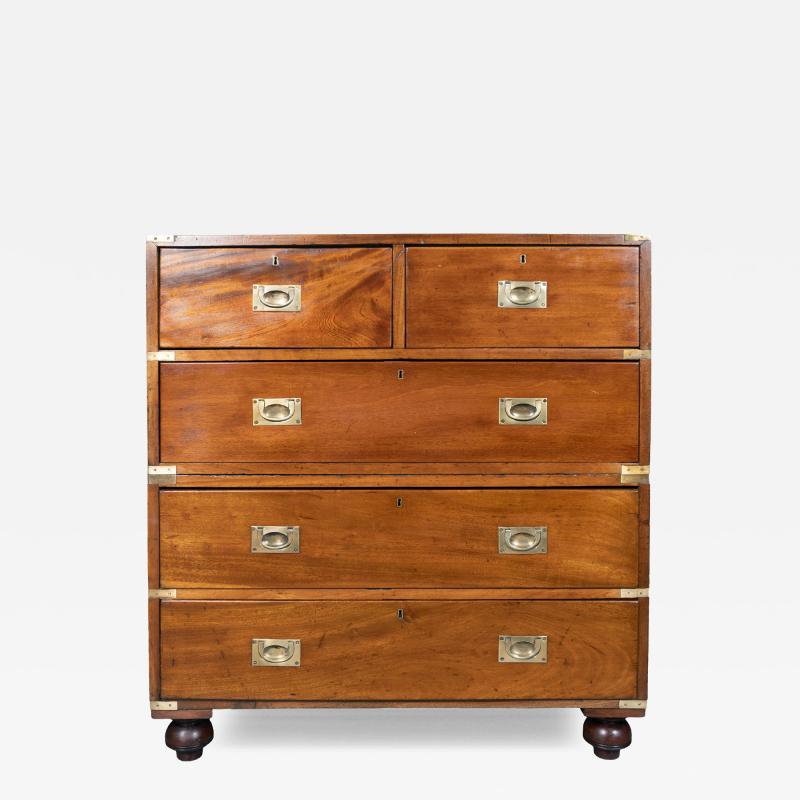 Victorian Mahogany Campaign Chest