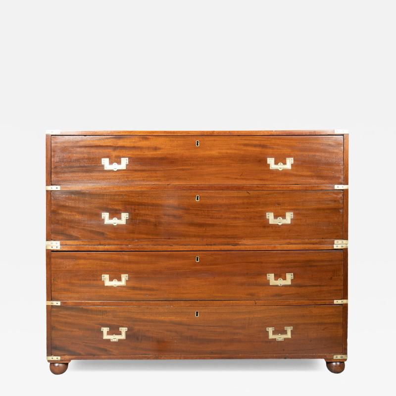 Victorian Mahogany Campaign Chest