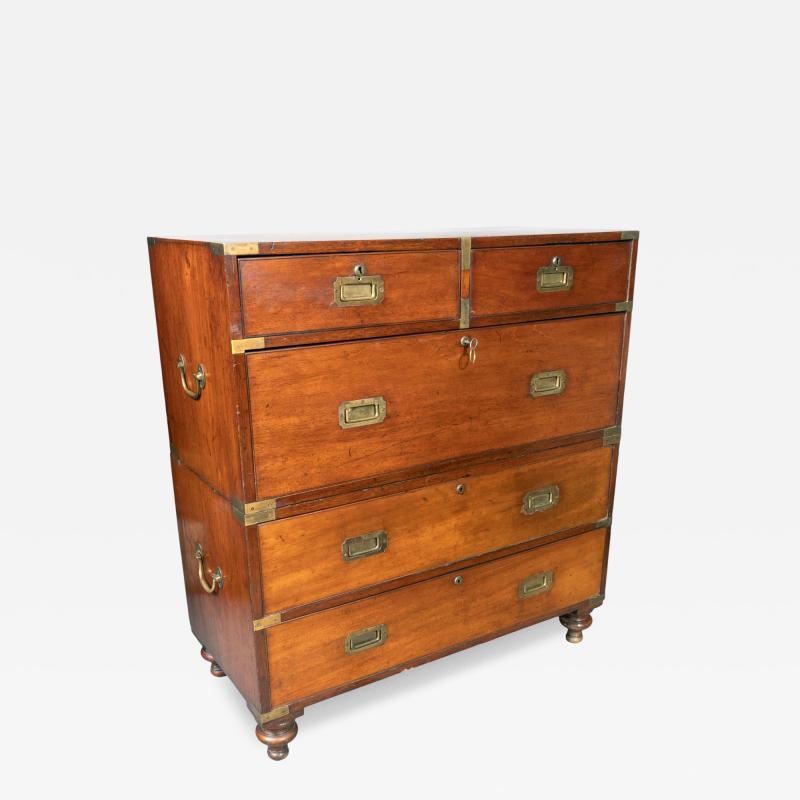 Victorian Mahogany Campaign Chest
