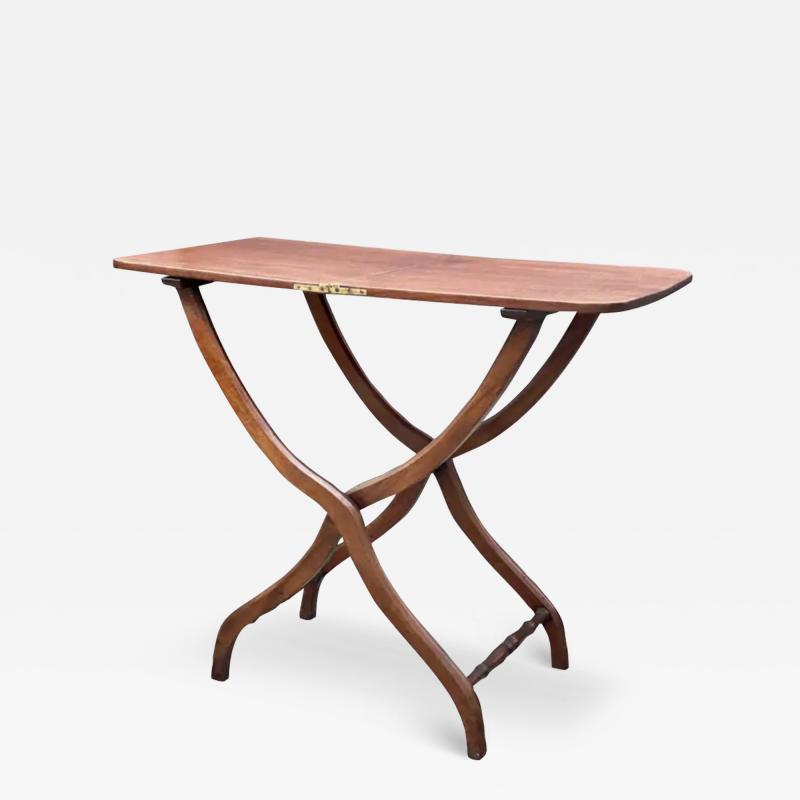 Victorian Mahogany Campaign Table