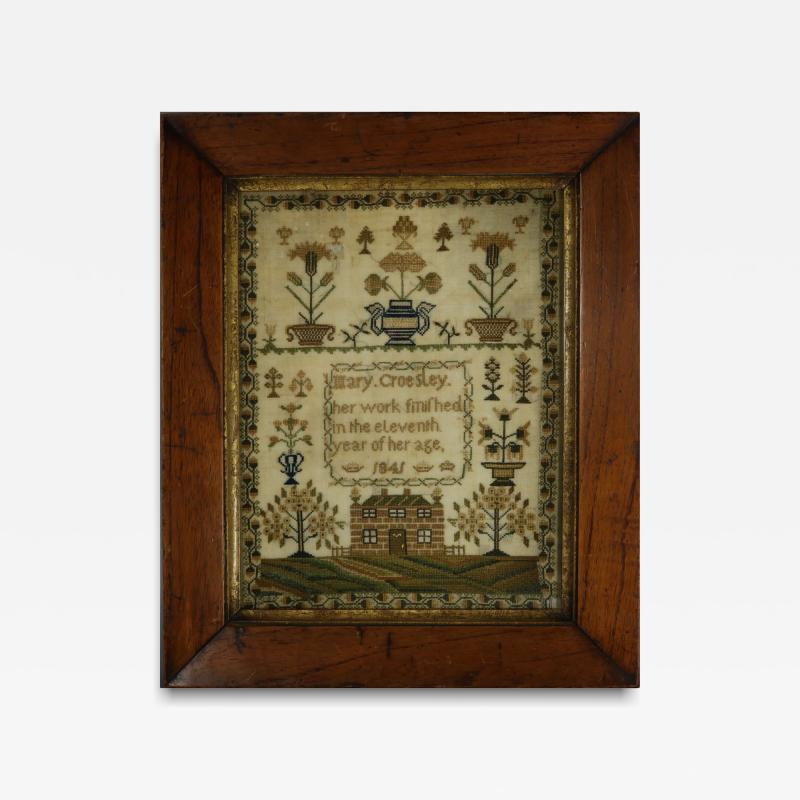 Victorian Sampler 1841 by Mary Croesley