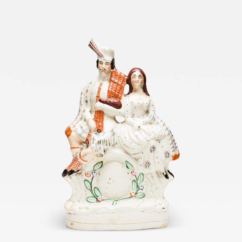 Victorian Staffordshire Porcelain Group