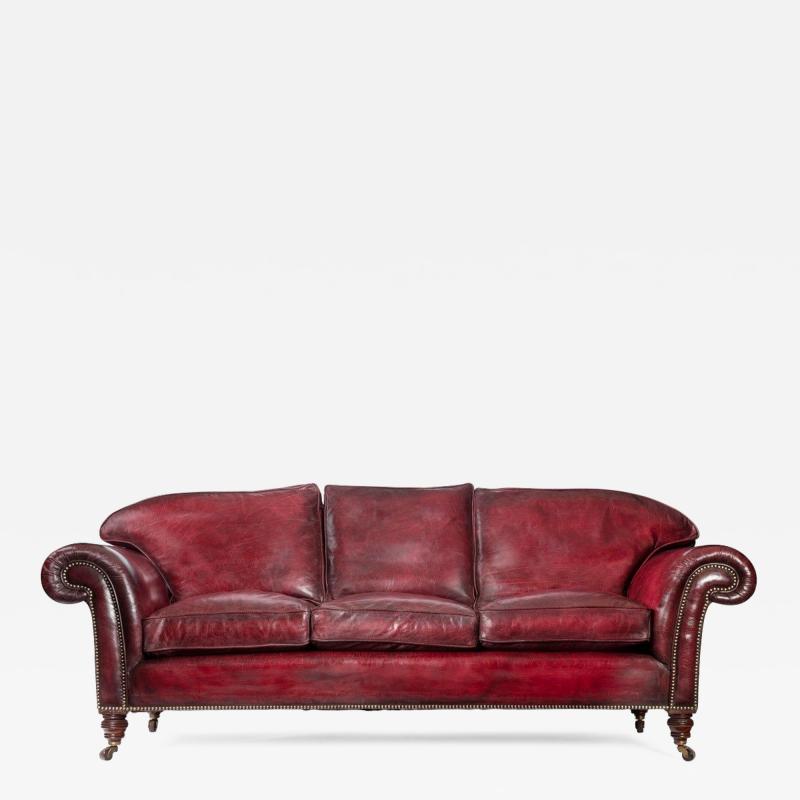 Victorian three seater chesterfield sofa