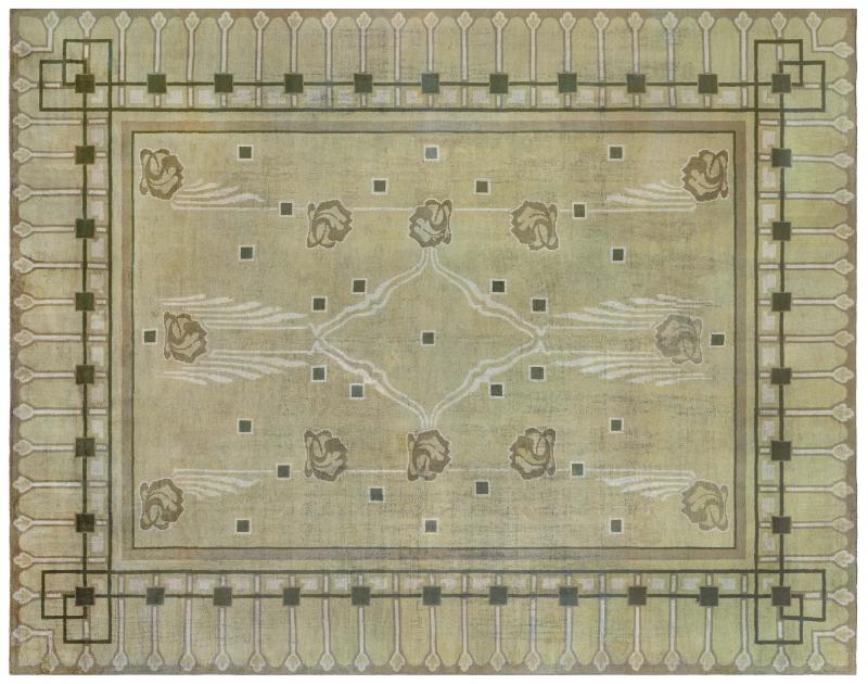 Viennese Secessionist Rug
