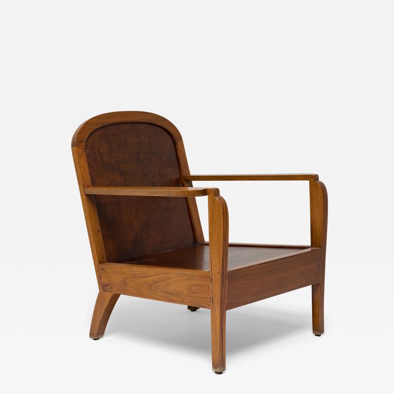 Vietnamese Deco Burl Armchair