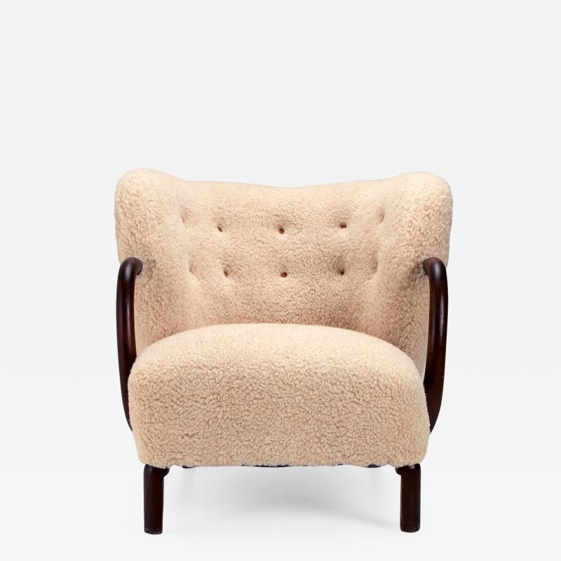 Viggo Boesen Model 107 Armchair by Viggo Boesen Denmark 1940s