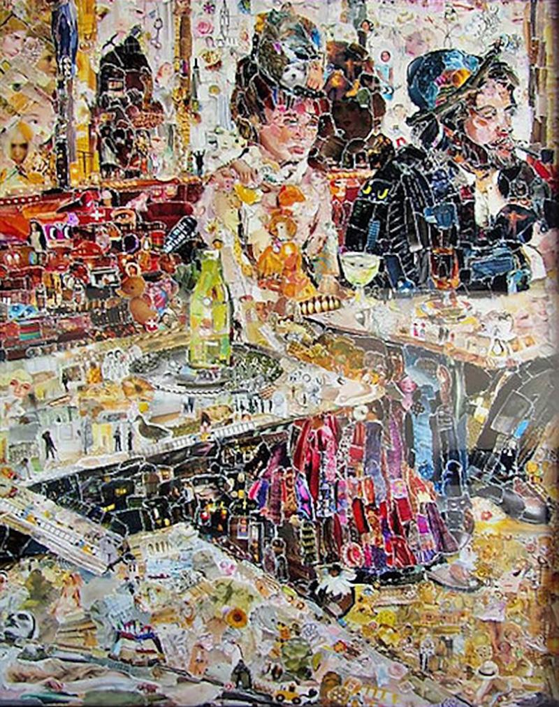 Vik Muniz Brazilian Modern Abstract Expressionist Chromogenic Print Vik Muniz