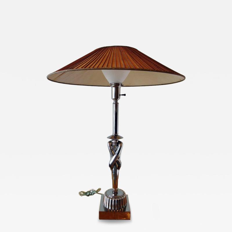 Viktor Schreckengost American Modern Chrome Table Lamps Viktor Schreckengost 1930s