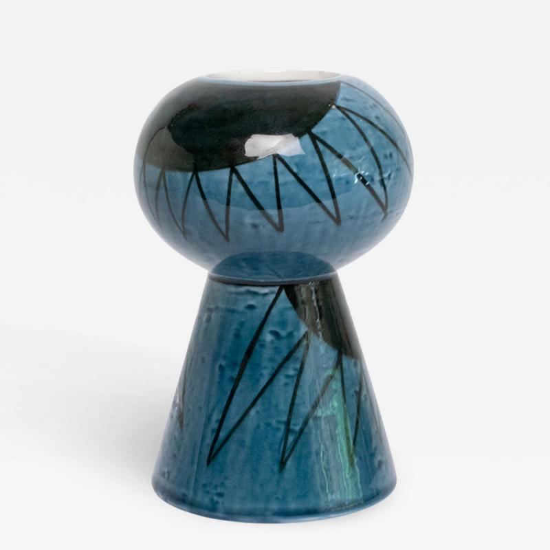 Vilhelm Bjerke Petersen VILHELM BJERKE PETERSEN SURREALIST BLUE VASE FOR RORSTAND