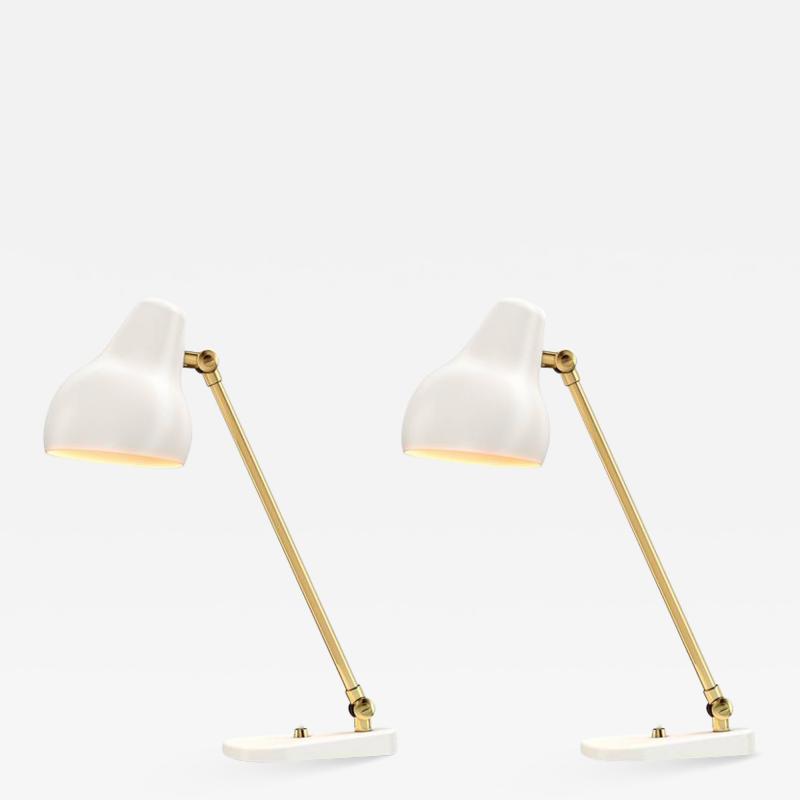 Vilhelm Lauritzen Vilhelm Lauritzen Radiohus Table Lamps for Louis Poulsen