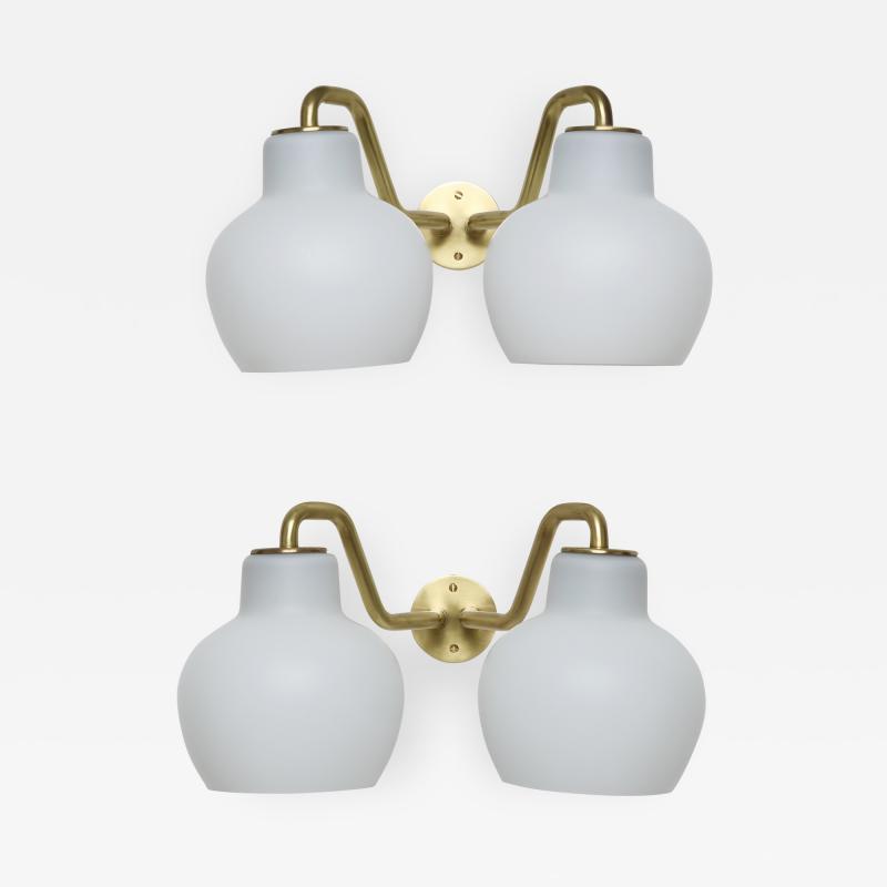 Vilhelm Lauritzen Vilhelm Lauritzen Wall Lamps Pair