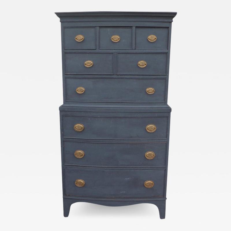 Vintage 9 Drawer Chippendale Highboy