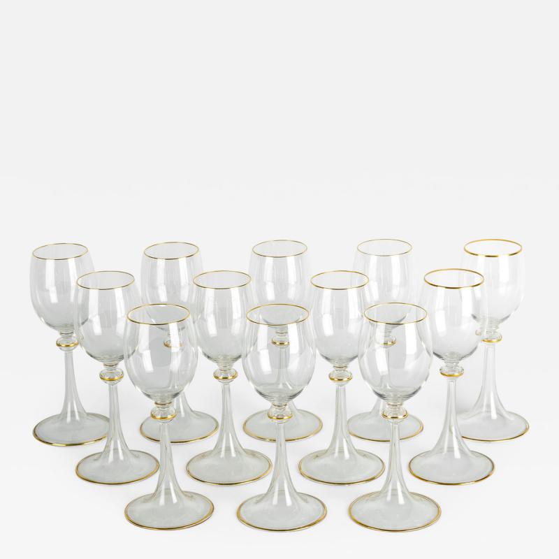 Vintage Baccarat Crystal Glassware Set