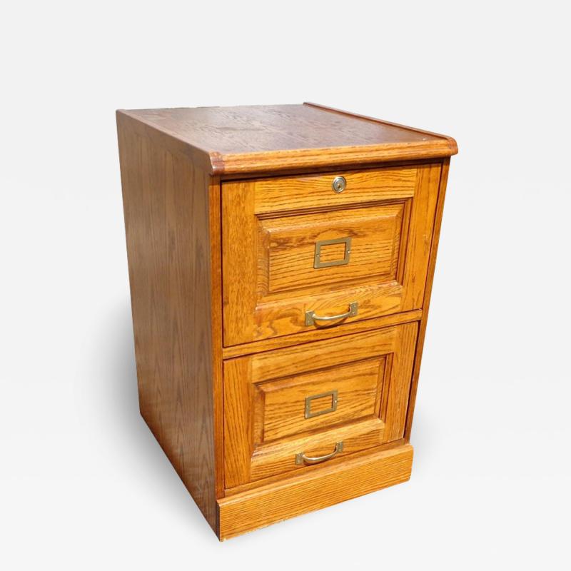 Vintage Barrister 2 Drawer File Cabinet