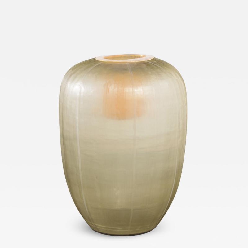 Vintage Blown German Art Glass Vase