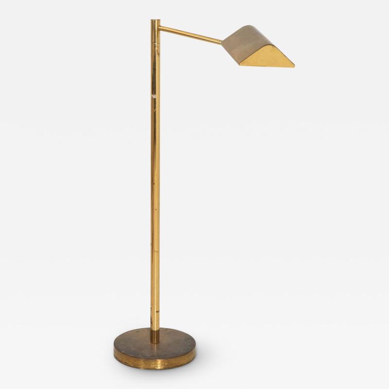 Vintage Brass Floor Lamp France mid 20th Century