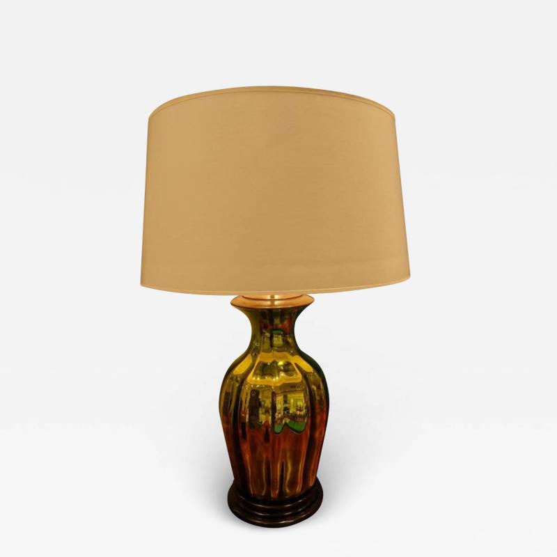 Vintage Chartreuse Mercury Lamp