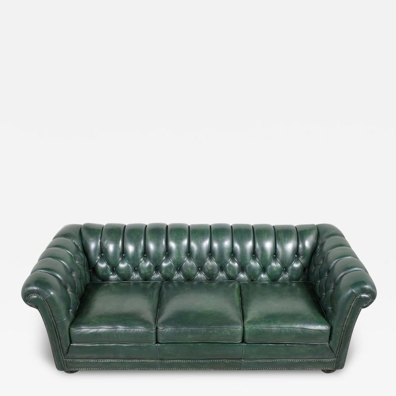 Vintage Chesterfield Leather Sofa