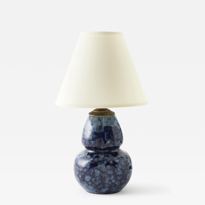 Vintage Cobalt Ceramic Lamp