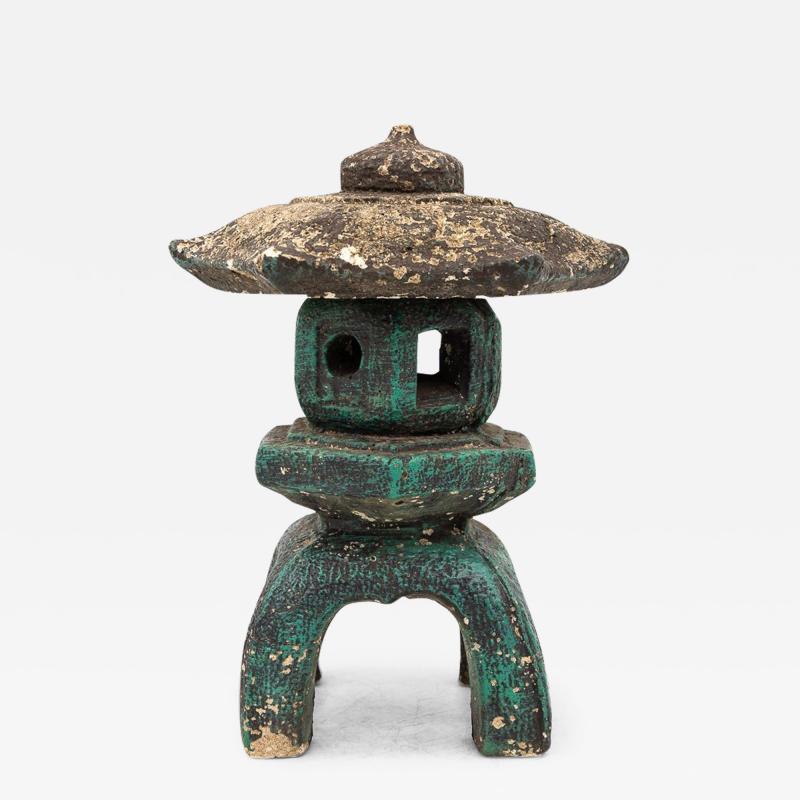 Vintage Composite Stone Yukimi Pagoda Lantern 1960s