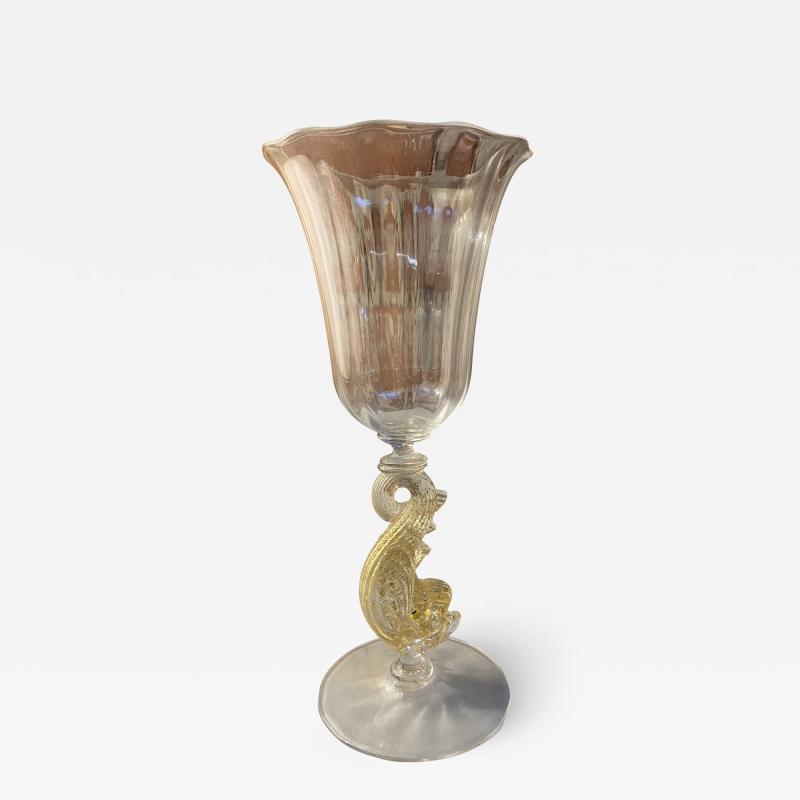 Vintage Decorative Italian Handcrafted Chalice 1970s
