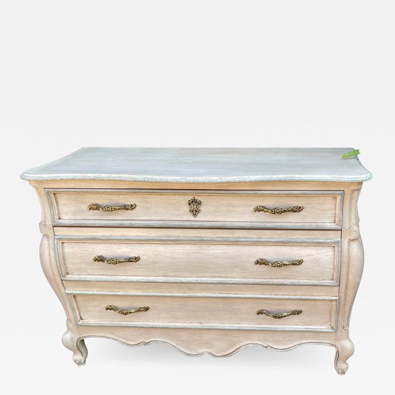 Vintage Dorothy Draper Style Viennese Paint Decorated Commode