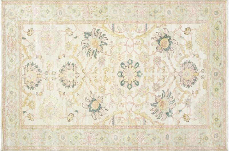 Vintage Egyptian Tabriz Rug 59 x 89 