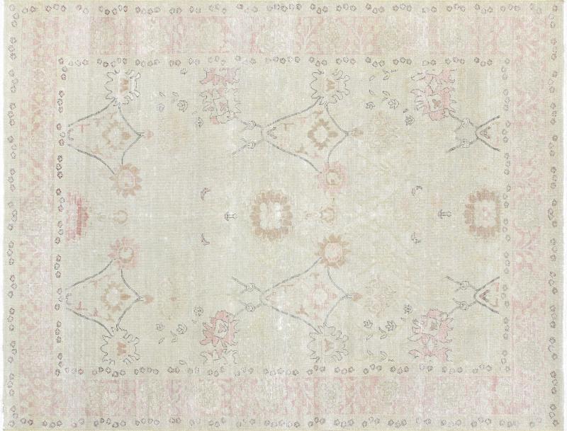Vintage Egyptian Tabriz Rug 79 x 101 