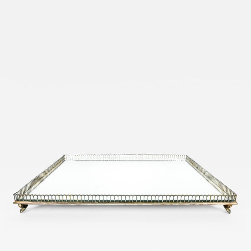 Vintage English Mirrored Centre Table Plateau or Tray