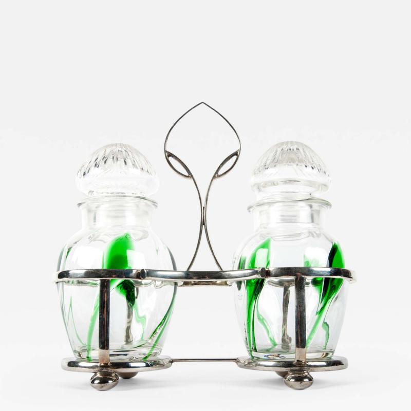 Vintage English Sheffield Table Condiment Set