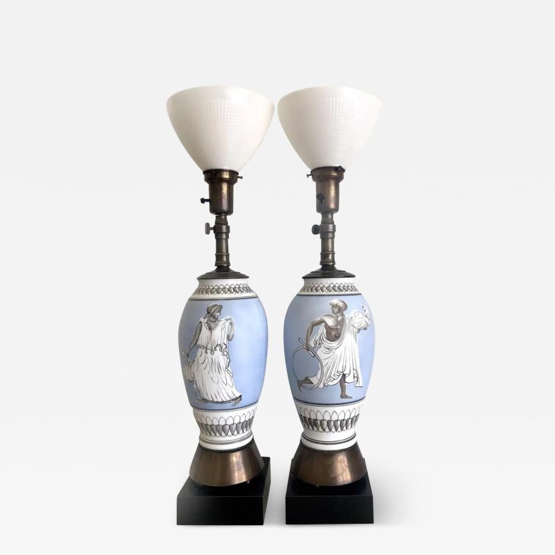 Vintage Figural Porcelain Table Lamps