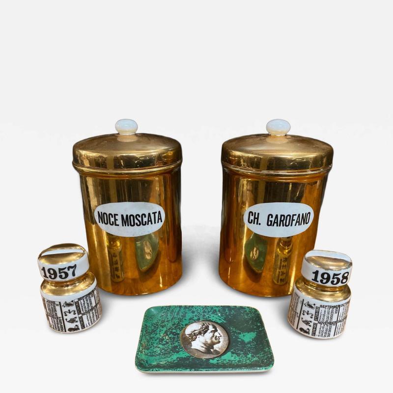 Vintage Fornasetti Grouping five pieces