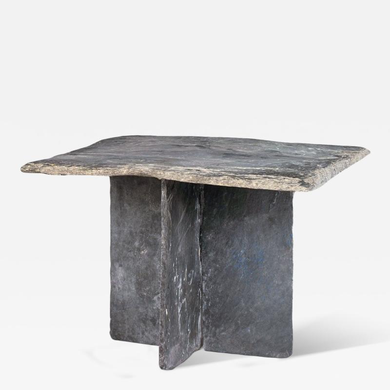 Vintage French Slate Table