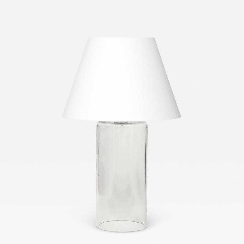 Vintage Glass Cylinder Lamp