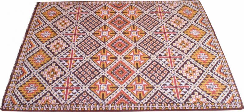 Vintage Hand Knotted Berber Wool Tribal Rug