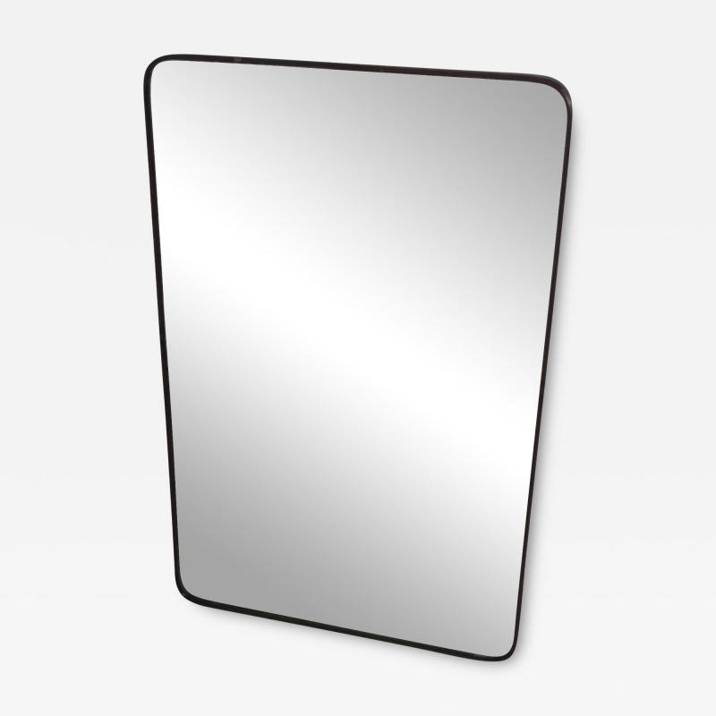 Vintage Italian Brass Wall Mirror 1960s