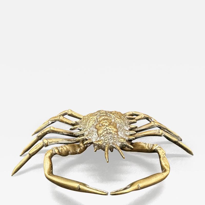 Vintage Italian Decorative Crab Sculpture 1980s