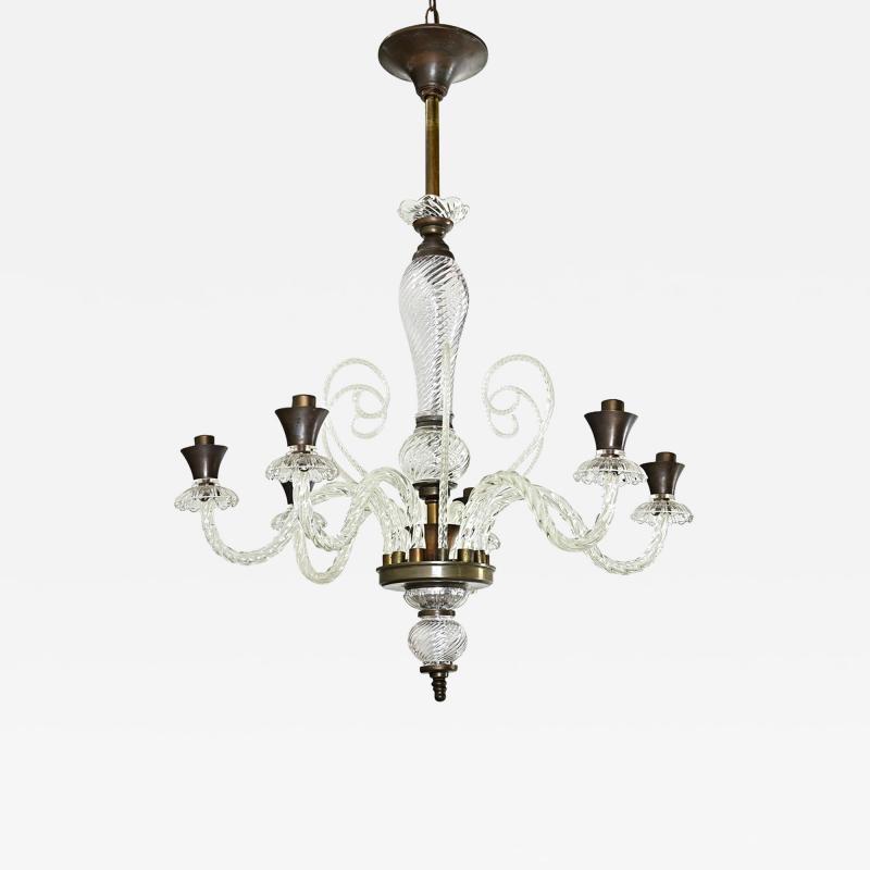 Vintage Italian Murano Glass Chandelier