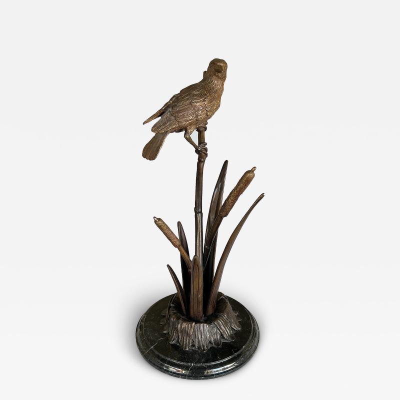 Vintage Lake Geneva Studios Bronze Bird Sculpture