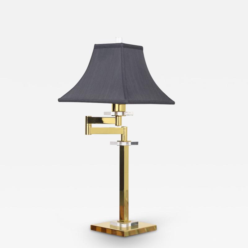 Vintage Lucite Mid Century Modern Table Lamp