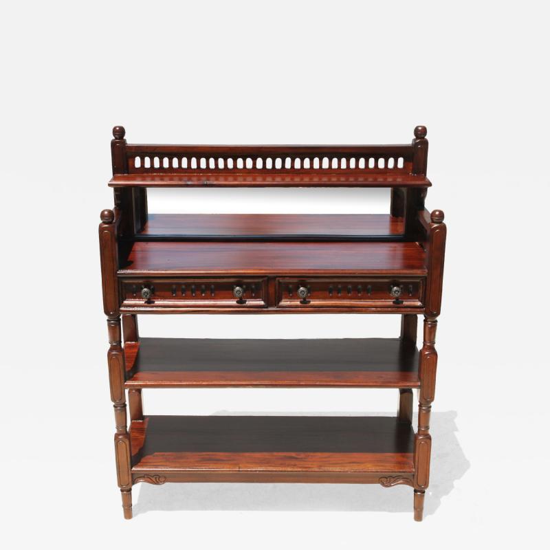 Vintage Mahogany Console Table Hall Table Cheveret Desk With Mirror